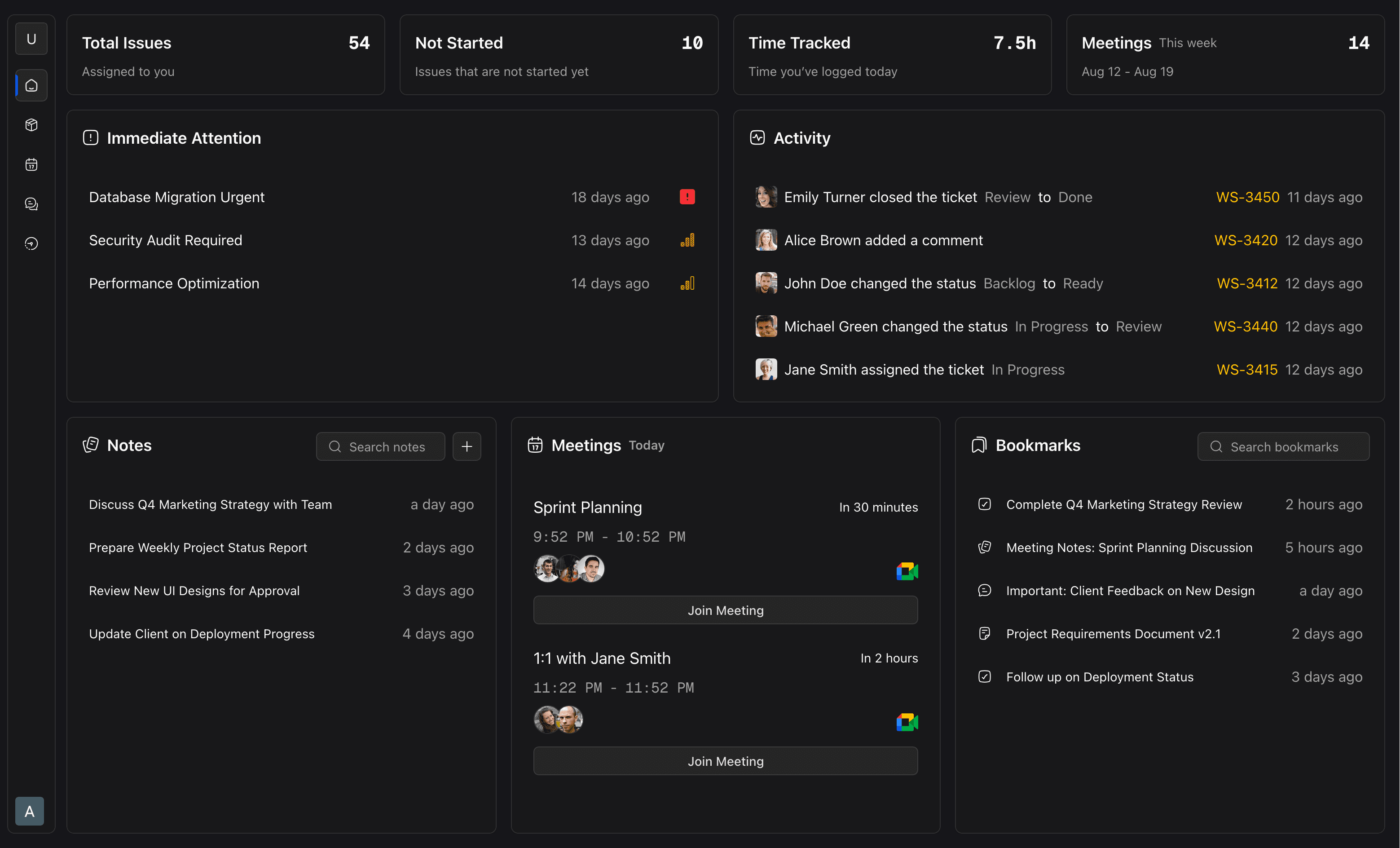 Unified Space Dashboard